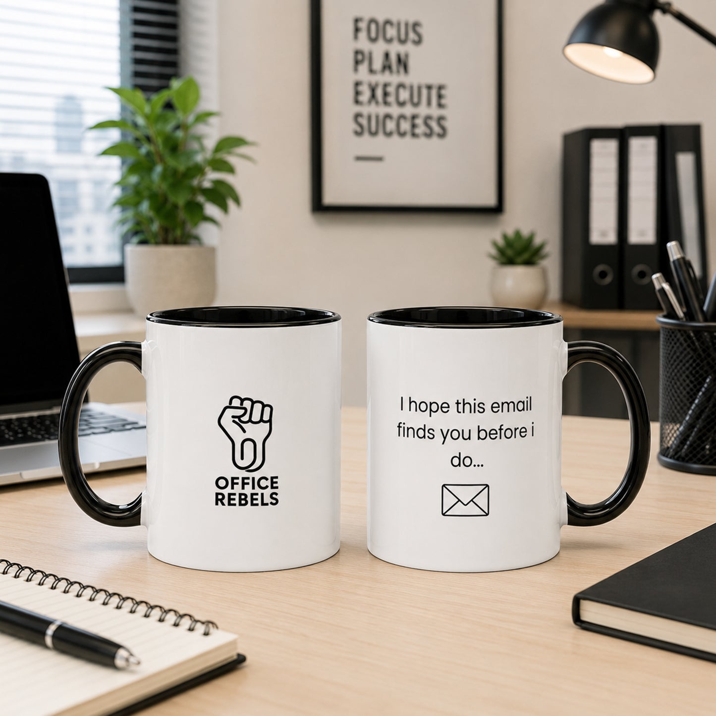 "I hope this email finds you before i do..." Mug